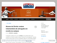 Tablet Screenshot of imesdireito.wordpress.com