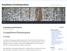 Tablet Screenshot of aarquiteturacontemporanea.wordpress.com