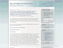 Tablet Screenshot of isleofwightsocialservices.wordpress.com
