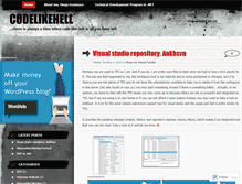 Tablet Screenshot of codelikehell.wordpress.com