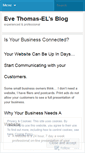 Mobile Screenshot of evethomas.wordpress.com