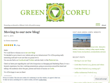 Tablet Screenshot of greencorfu.wordpress.com
