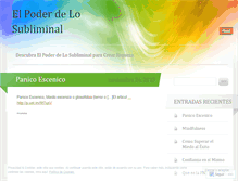Tablet Screenshot of losubliminal.wordpress.com