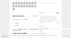 Desktop Screenshot of glossemata.wordpress.com