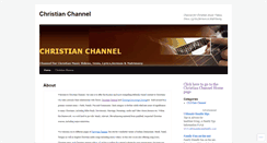 Desktop Screenshot of christianchannel.wordpress.com