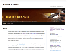 Tablet Screenshot of christianchannel.wordpress.com