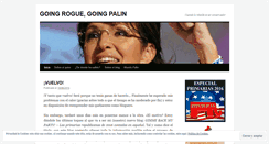 Desktop Screenshot of goingpalin.wordpress.com