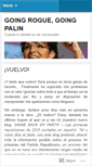 Mobile Screenshot of goingpalin.wordpress.com