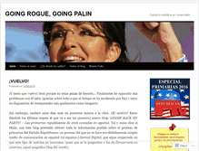 Tablet Screenshot of goingpalin.wordpress.com