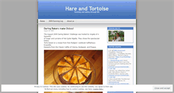 Desktop Screenshot of hareandtortoise.wordpress.com