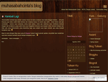 Tablet Screenshot of muhasabahcinta.wordpress.com