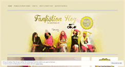 Desktop Screenshot of fanfictionhoy.wordpress.com