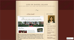 Desktop Screenshot of danielislandliving.wordpress.com