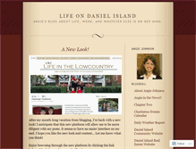 Tablet Screenshot of danielislandliving.wordpress.com