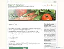 Tablet Screenshot of christascreations.wordpress.com