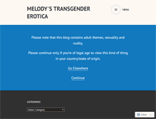 Tablet Screenshot of melodystgstuff.wordpress.com