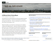 Tablet Screenshot of lookuplookaround.wordpress.com