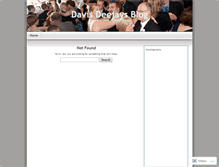 Tablet Screenshot of davisdeejays.wordpress.com