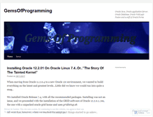 Tablet Screenshot of gemsofprogramming.wordpress.com