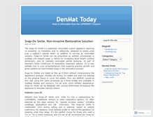 Tablet Screenshot of denmattoday.wordpress.com