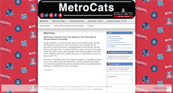 Desktop Screenshot of metrocats.wordpress.com