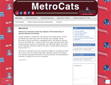 Tablet Screenshot of metrocats.wordpress.com