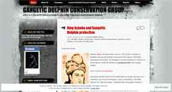 Desktop Screenshot of gangeticdolphin.wordpress.com