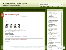 Tablet Screenshot of freevectordownload.wordpress.com