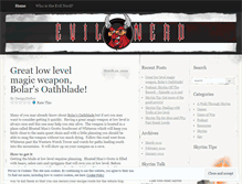 Tablet Screenshot of evilnerd.wordpress.com