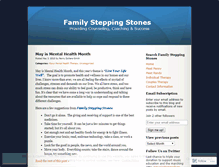 Tablet Screenshot of familysteppingstones.wordpress.com