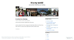 Desktop Screenshot of itispurple.wordpress.com