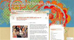 Desktop Screenshot of bindingsandbookmarks.wordpress.com