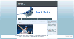 Desktop Screenshot of jaysbalk.wordpress.com