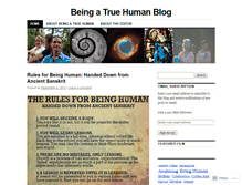 Tablet Screenshot of beingatruehuman.wordpress.com