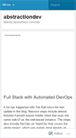 Mobile Screenshot of abstractiondev.wordpress.com