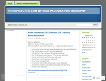 Tablet Screenshot of nickspictures.wordpress.com