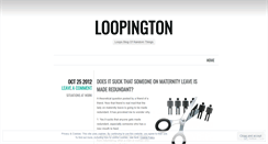 Desktop Screenshot of loopington.wordpress.com