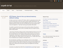 Tablet Screenshot of crystlclrlui.wordpress.com