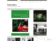 Tablet Screenshot of pedrorebelo.wordpress.com