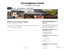 Tablet Screenshot of churchwebsite.wordpress.com