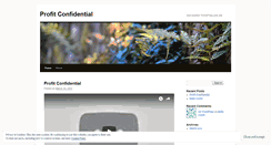 Desktop Screenshot of profitconfidentialreview.wordpress.com