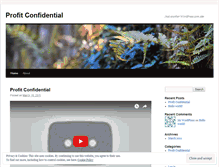 Tablet Screenshot of profitconfidentialreview.wordpress.com