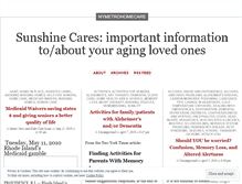 Tablet Screenshot of nymetrohomecare.wordpress.com