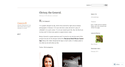 Desktop Screenshot of chrissybdesign.wordpress.com