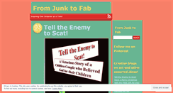 Desktop Screenshot of fromjunktofab.wordpress.com