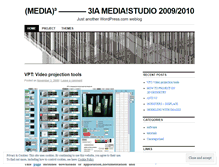 Tablet Screenshot of mediastudio0910.wordpress.com