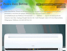Tablet Screenshot of pedroruizbotina.wordpress.com