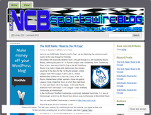 Tablet Screenshot of ncbsportswire.wordpress.com