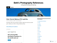 Tablet Screenshot of bcfoto.wordpress.com