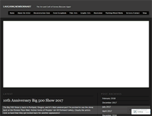 Tablet Screenshot of laughingnewborn.wordpress.com